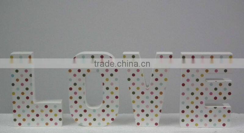 Lovely Christmas Decoration DIY Wooden Letters Wooden Words gifts for Home Decoration