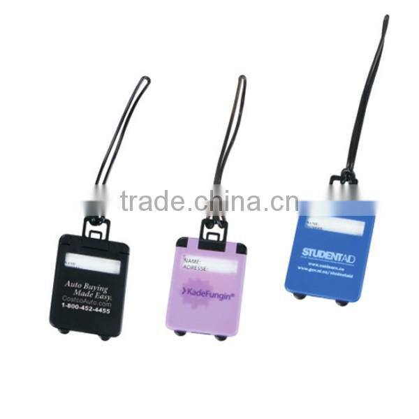 China travel luggage tag plastic