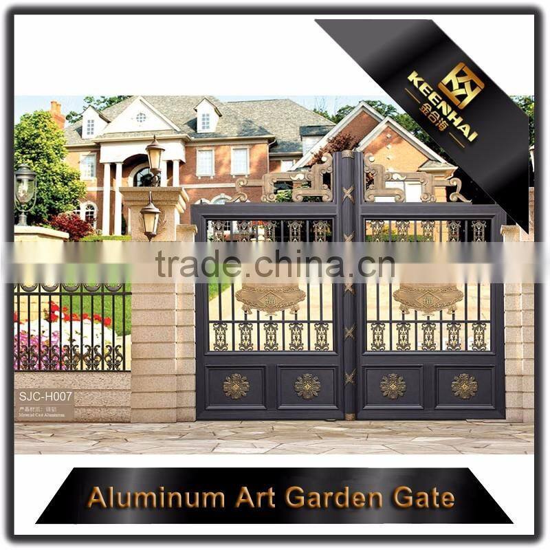 Home&Garden Decoration Powder Coated Cast Aluminum Exterior Villa Door