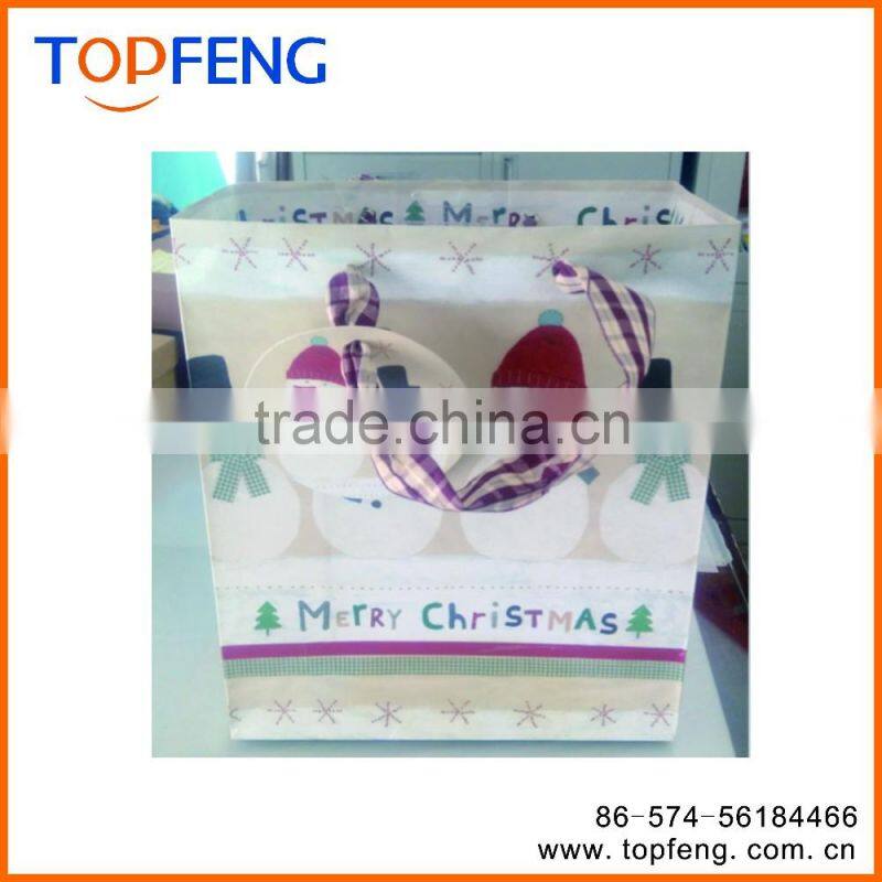 christmas self-sealing gift bag/christmas tree disposal bag/pe bag gift/china gift bag