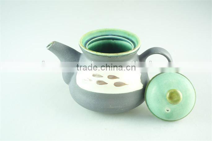 unique ceramic hand painted teapot in stock for wholesale