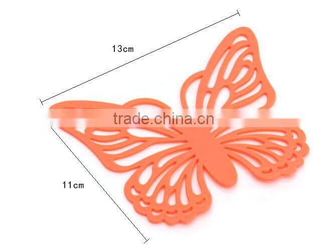 Butterfly Shaped Heat Pads Tea Cup Coaster