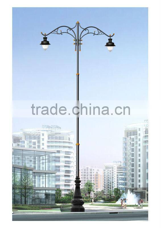 Middle East antique 7.8 meters decorative street lighting pole