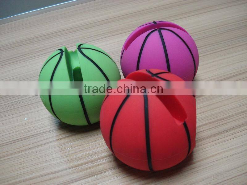 basketball shape silicone loudspeaker horn stand