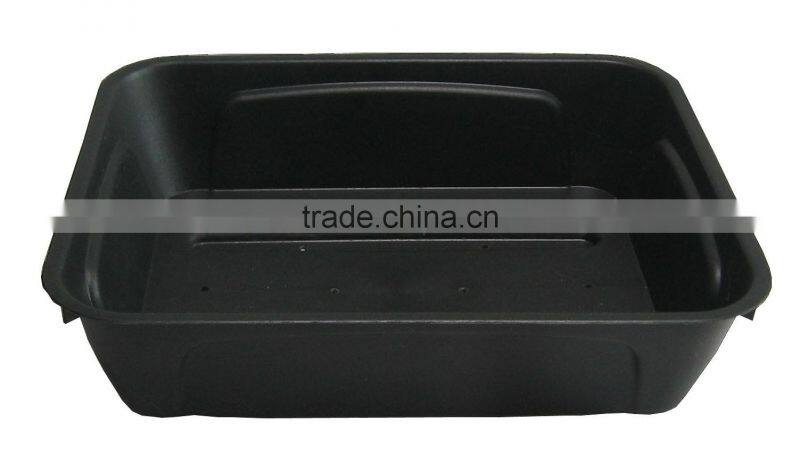 22cm Small Gravel Tray Black(with holes)