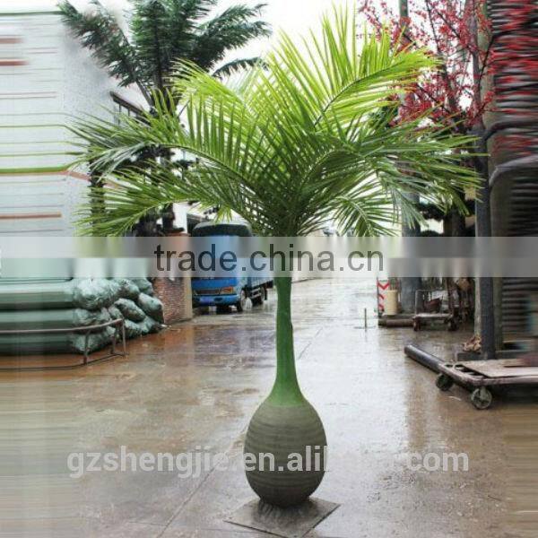LXY081909 bottle shape cheap artificial trees ornamental palm tree artificial plastic coconut tree