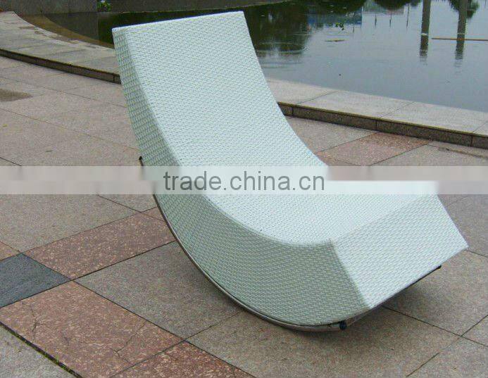 outdoor rattan rocking chair