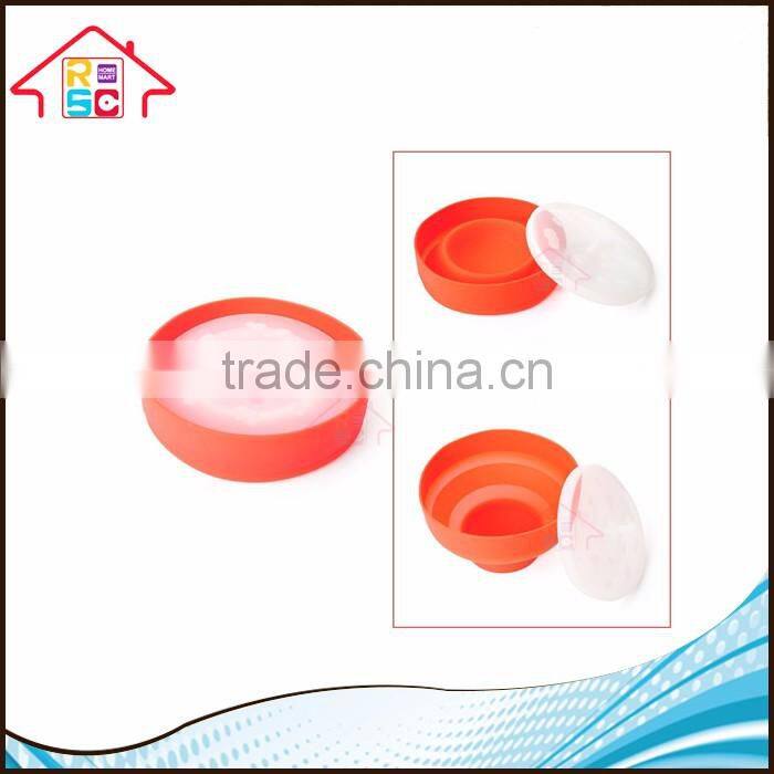 NBRSC Microwave Popcorn Popper Red Microwave Cookware Popcorn Maker Pop Bowl