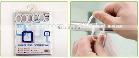 Printed PVC curtain shower curtain