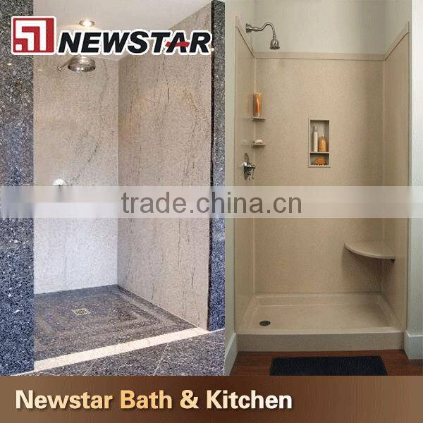 Newstar China grey granite tub surround panels design