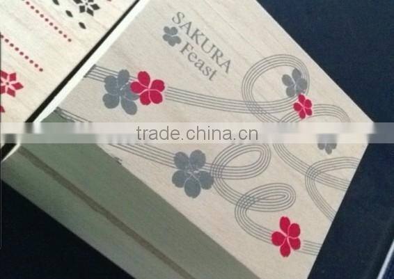 low price solid wood packages gift box