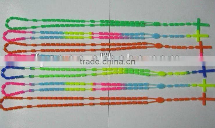 cute silicone bean necklaces necklace for promotion gifts