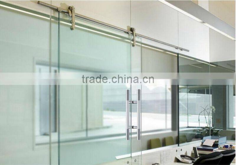 Office Blasted glass sliding doors for interior decoration