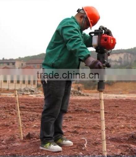 Mini Petrol Construction Fence Post Pile Driver Portable Gasoline Diesel Pile Hammer Machine