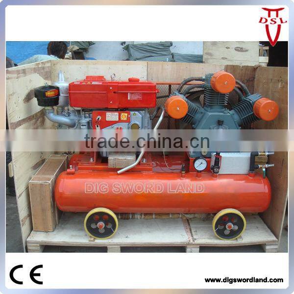 W-3.2/7 Portable Diesel Power Rock Drill Air Compressor