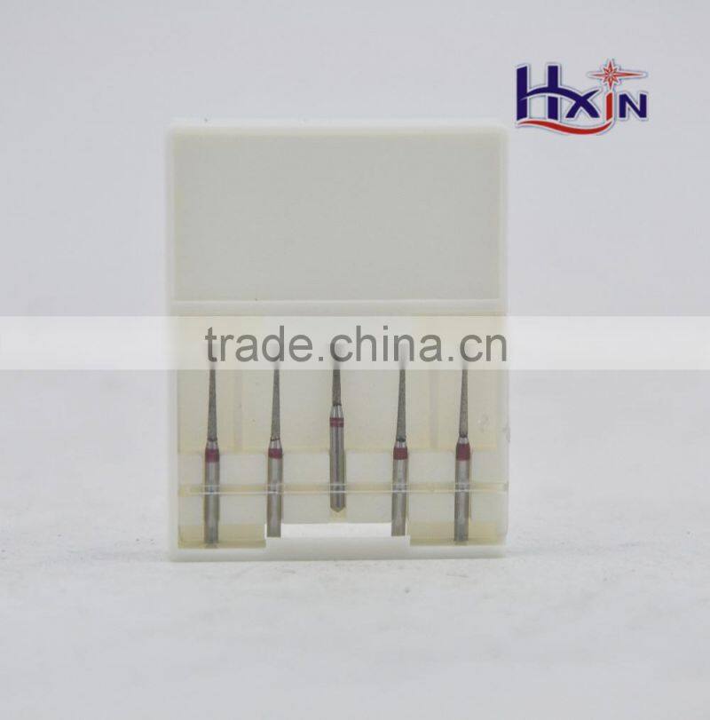 Mini electroplated diamond dental grinding bur set