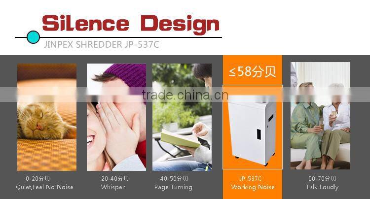 High Secuity paper shredder JP-537C 1X2mm DIN-7