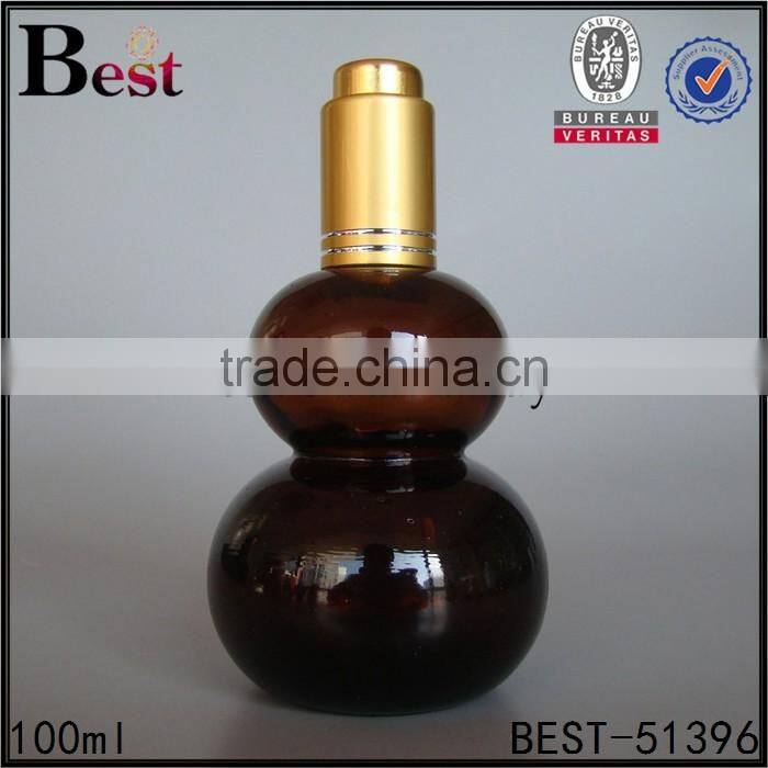 special design 100ml amber glass bottle essential oil 100ml amber glass bottle
