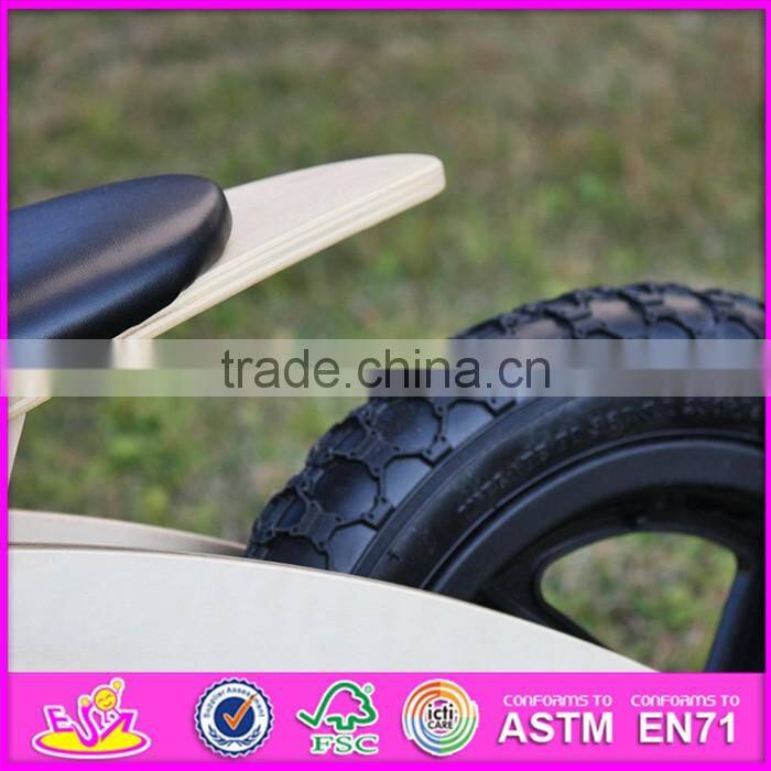 2016 new design log wood wooden kids balance bike for sale W16C156