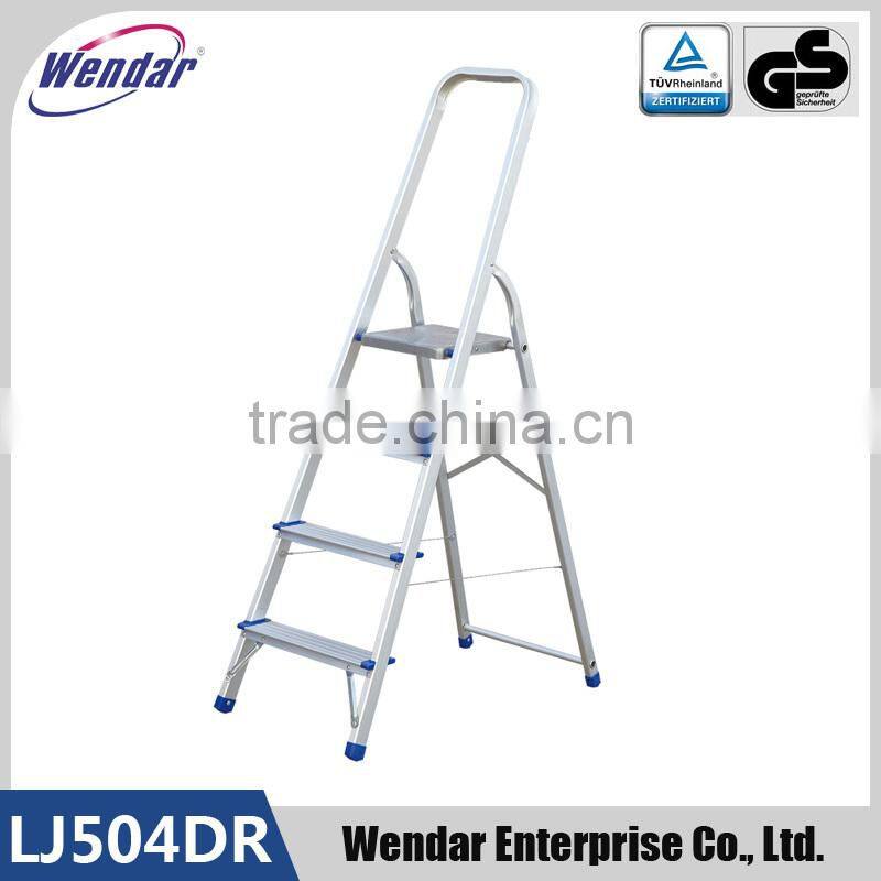 4-steps household ladder with TUV/GS approval