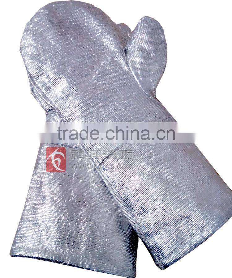 Direct Manufacturer 100% Aluminized Fabrics heat resistant gloves