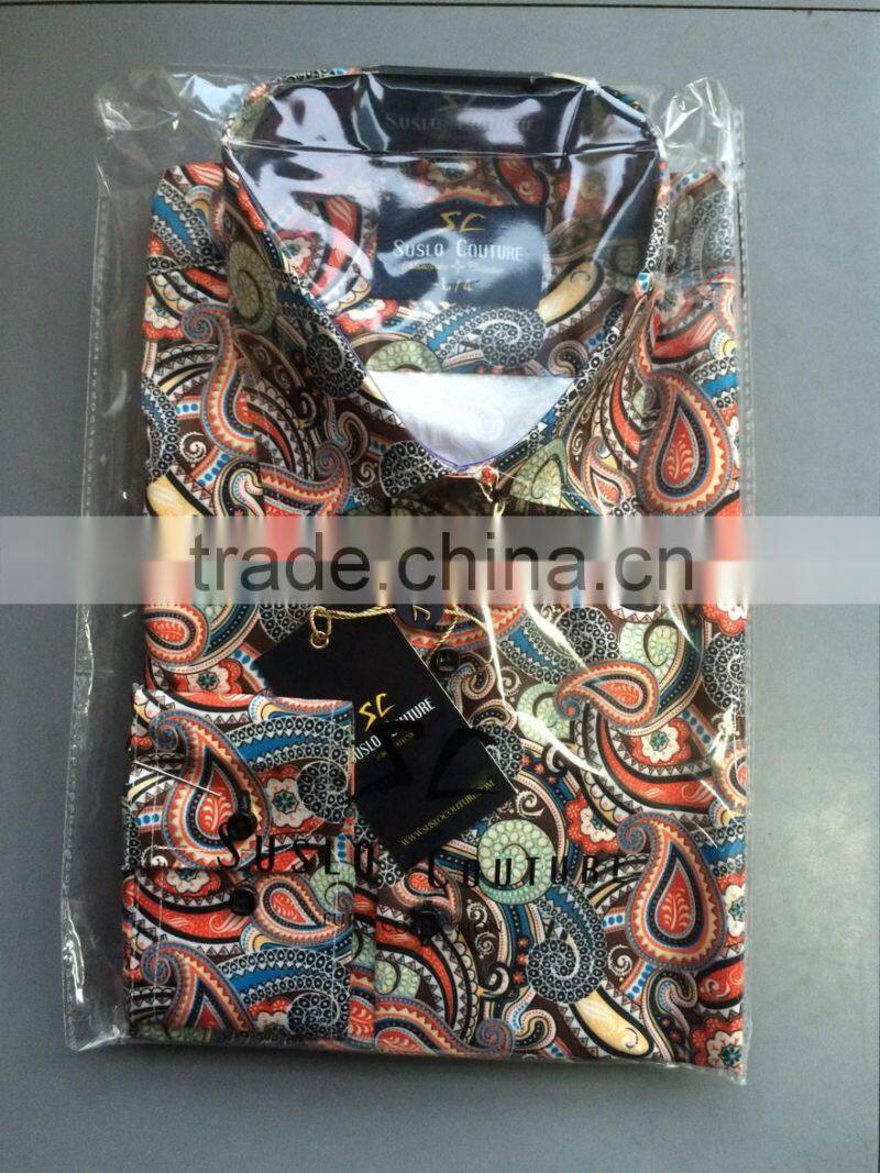 Men's printed shirt,peach feeling,new design---Factory