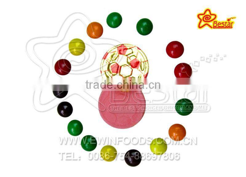 Poker Soldier Packing Football Bubble Gum And Chocolate Bean