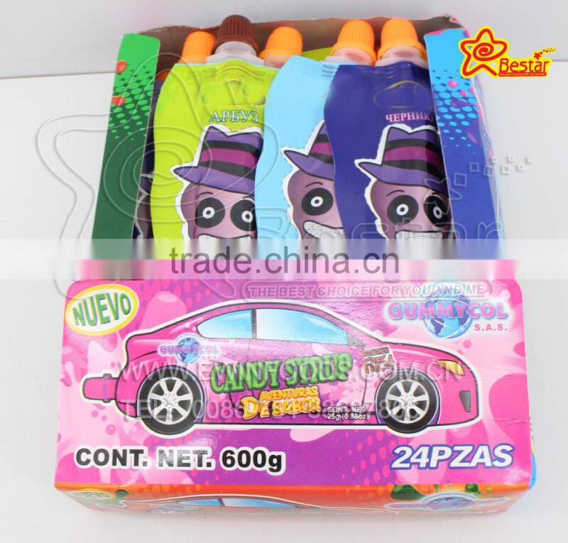 Skull Cartoon Fruit Jam Candy/Jelly juice drinking