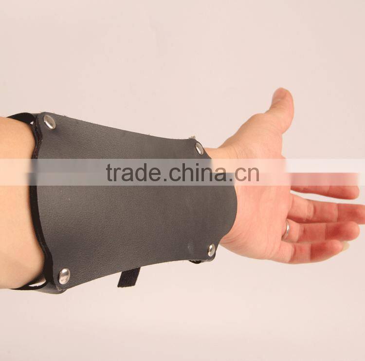 Archery Leather Arm Guard And Finger Guard Set