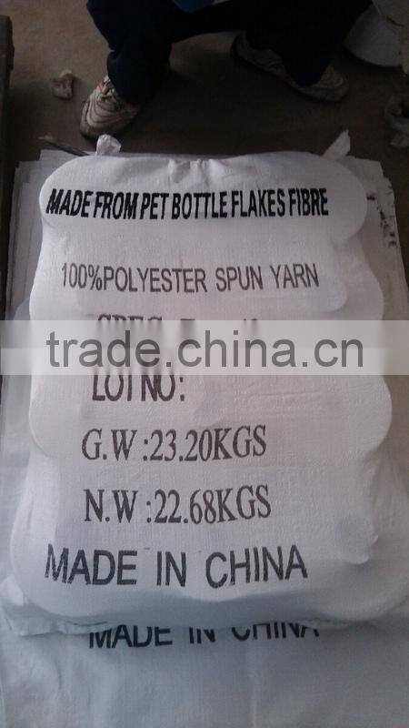 100% POLYESTER SPUN YARN CLOSE VIRGIN