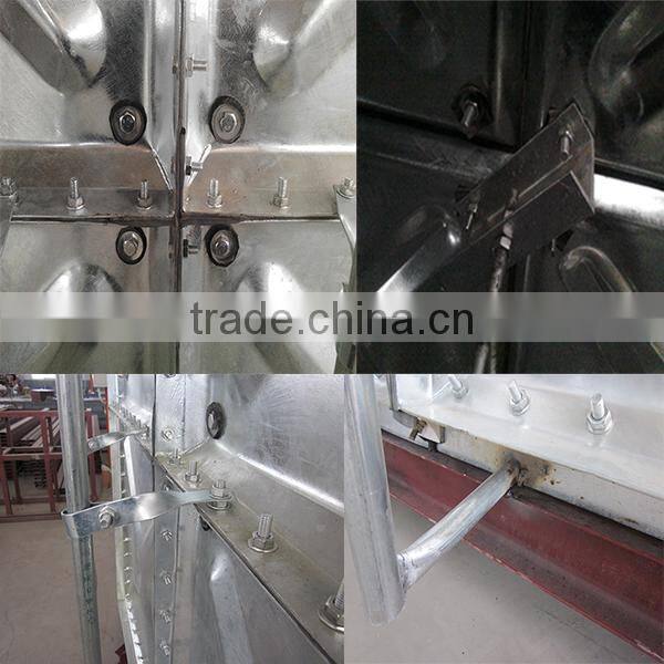 Factory price!! Huili 300 gallon galvanized steel water storage tank