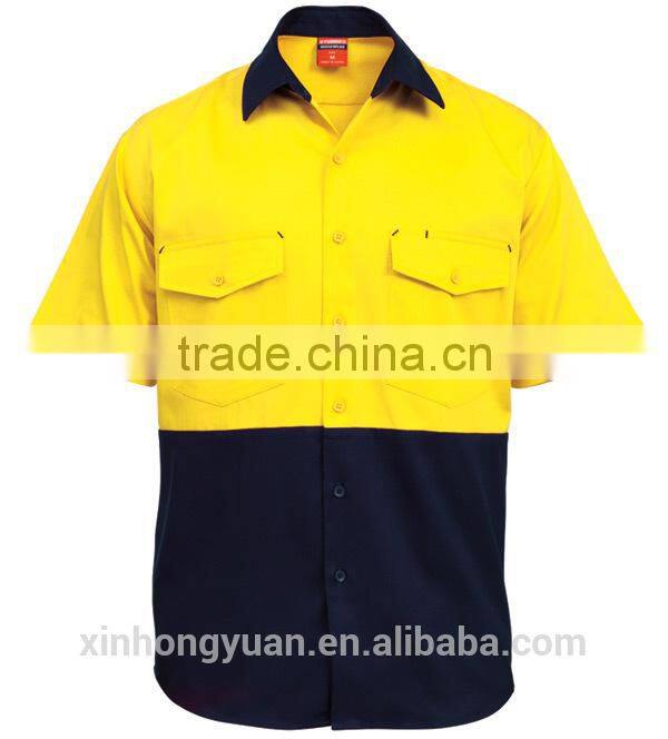 summer short sleeve work uniforms/work shirt
