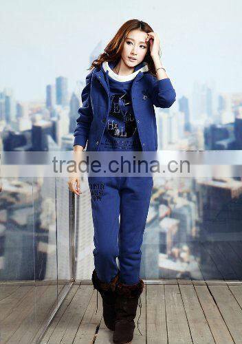 New Winter Three- piece Suit Thick Casual Hoodies
