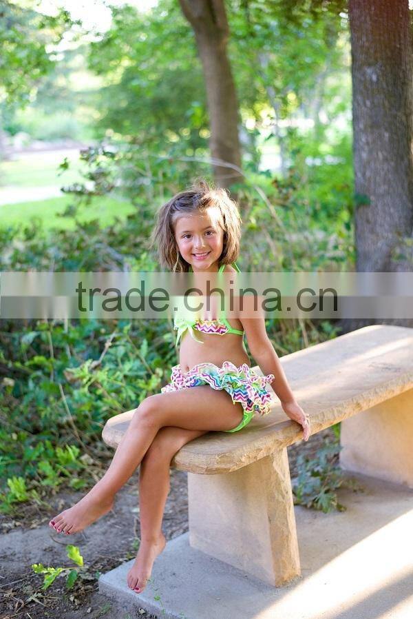 Wholesale kids bikini swimsuit baby swimwear