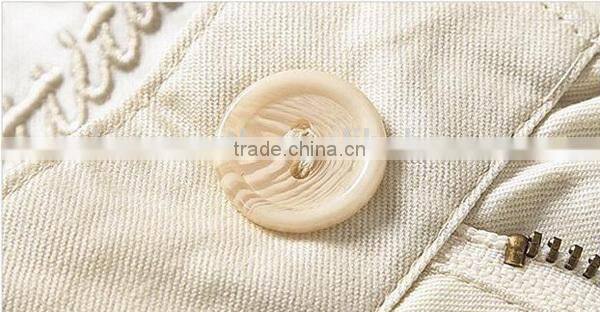 imported and exported pants/casual beige color plus size shorts