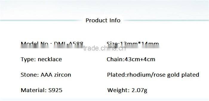 925 sterling silver Starfish Pendant necklace