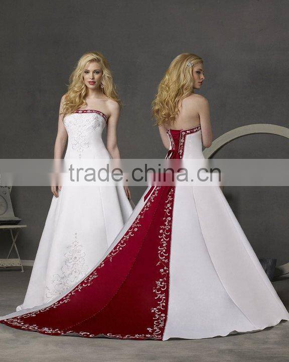 newest chiffon deep V neck western bridesmaid dress