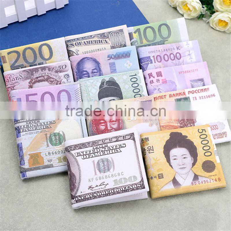 Wholesale good quality and cheap new design Men's Wallet Dollar shaped pattern purse