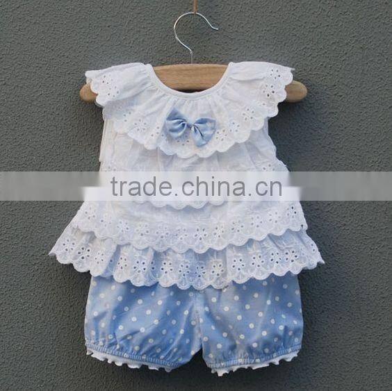 New born gift sets ruffle pants baby girl boutique clothing sets