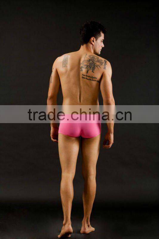 100%nylon super sexy boxer shorts for men ,unique design