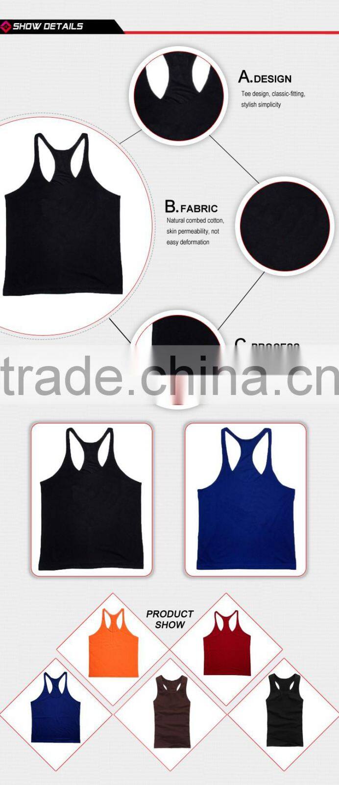 Custom logo plain woman tank top China the best tank top manufacturer