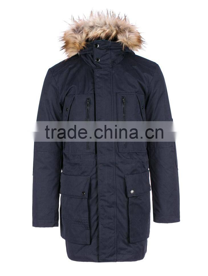OEM New Design Detachable 3-in-1 Functional Hooded Man Nylon Padded Jackets