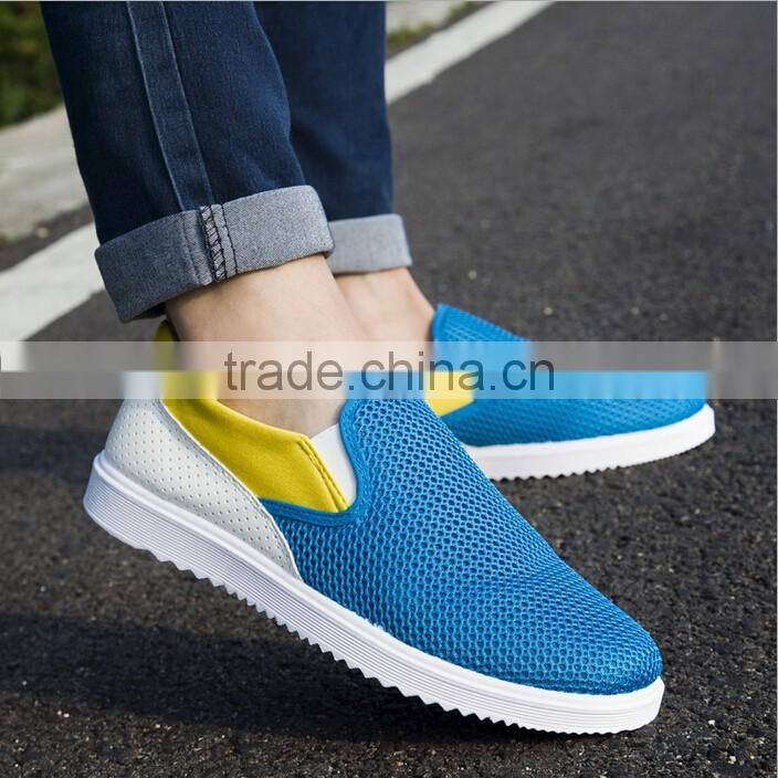 Fashion Men Slip On Shoes Without Lace, Flat Men Shoes