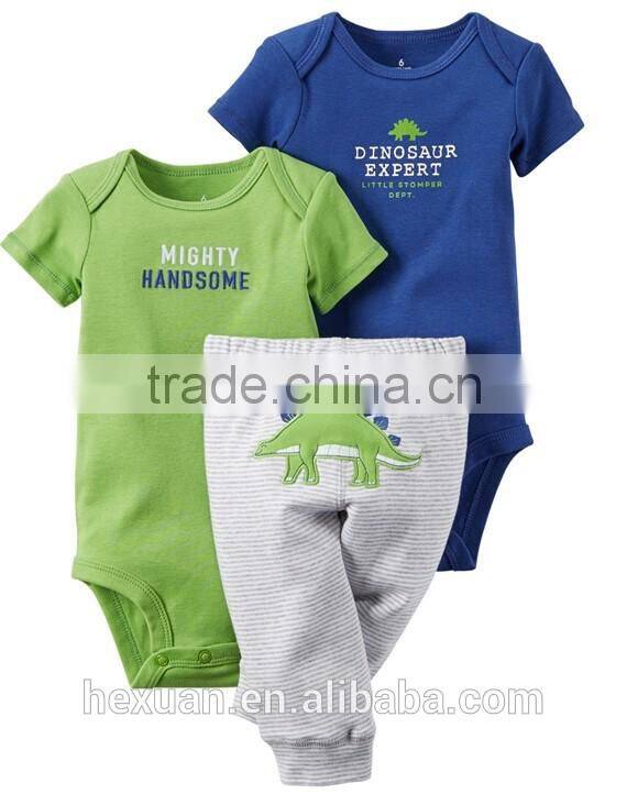 100% cotton organic cotton baby rompers wholesale baby clothes