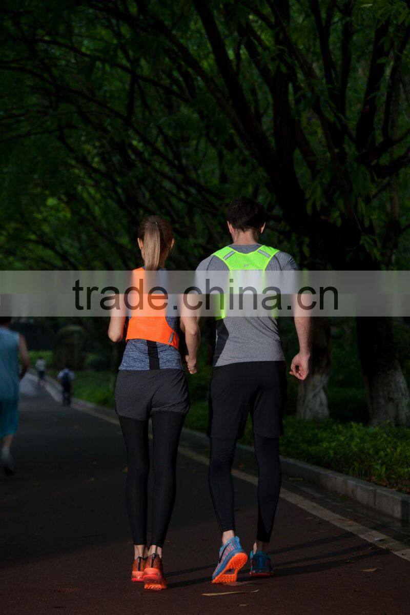 outdoor night running LED flashing summer sports clothes