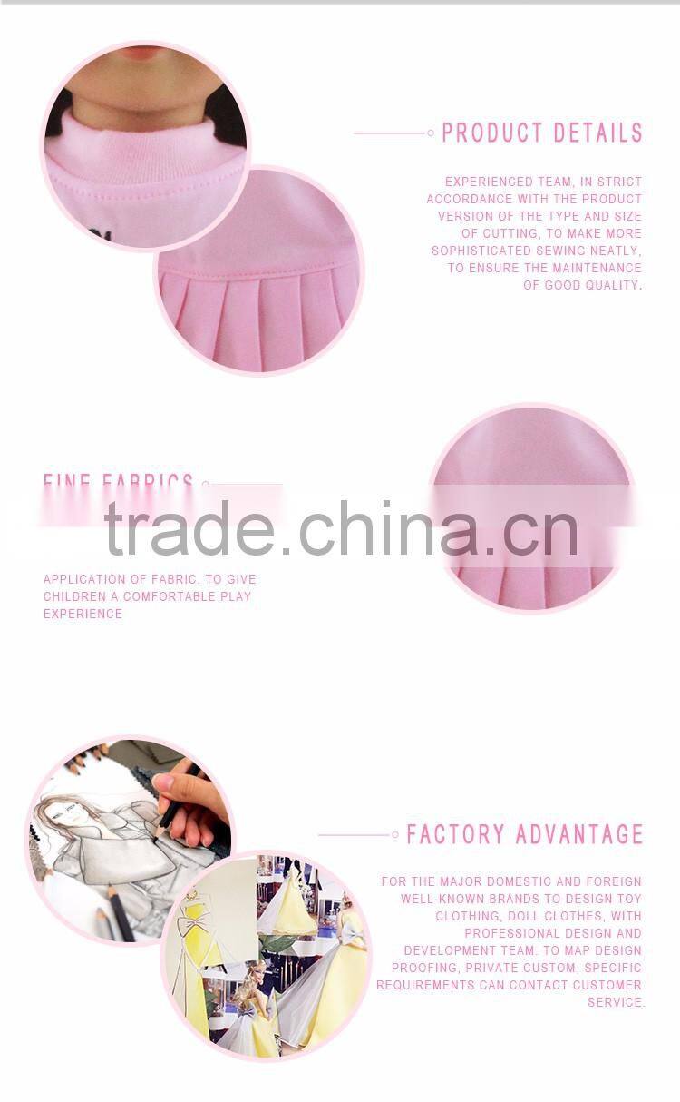 Making real cheap knit rubber american fashion girl baby doll clothes