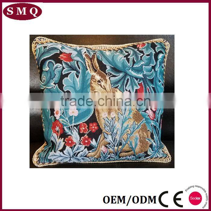 customized design colorful tapestry pillow cover