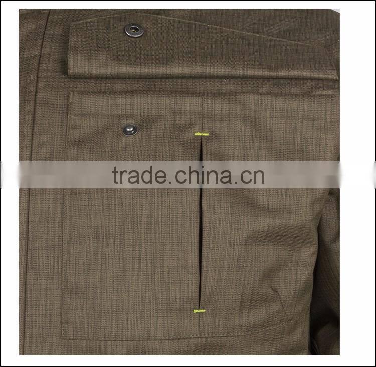 OEM fashion winter wear parka jacket men with waterproof EN343