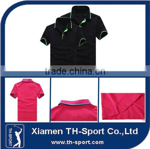 Colorful High Quality Embroidered Golf Shirts