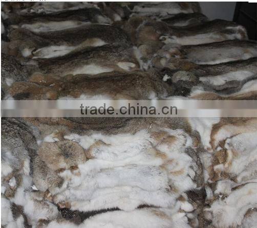 Top Quality Real Rabbit Fur / Natural Rabbit Skin / Rabbit Skin Price with Factory Price